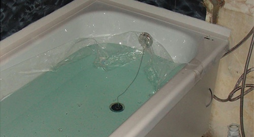 Установкой акрилового вкладыша | Никольское